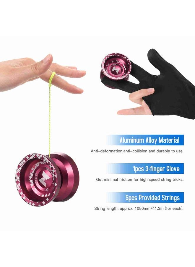 Aluminum Alloy Yo Ball Professional Competition Responsive Bearing for Advanced Players Beginners Kids