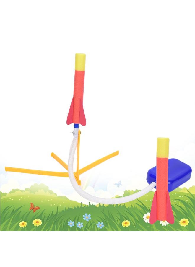 Puzzle Toys Outdoor Rocket Launcher Catapult Toy for 3 Years Old or Older Children