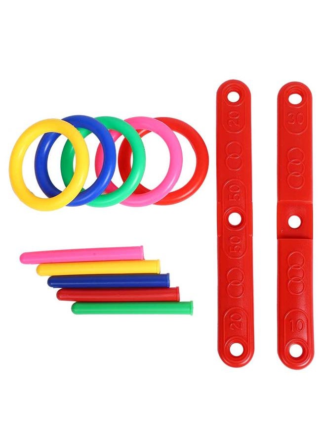 Colorful Ring Throwing Toss Toy Game Kids Children Indoor Outdoor Educational Toys