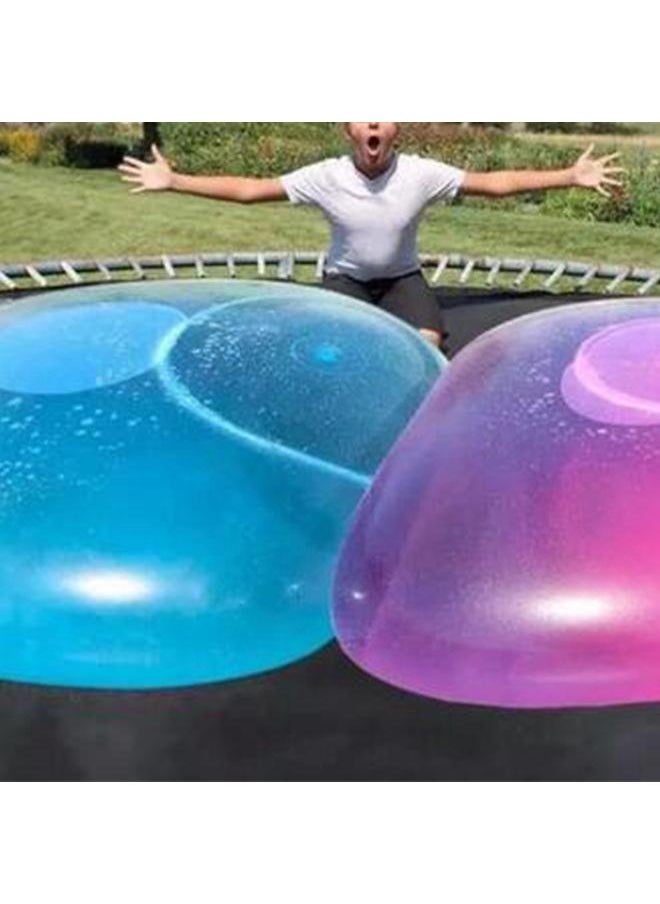 Inflatable Bubble Tear resistance Ball Toy for Children Kids (Blue)