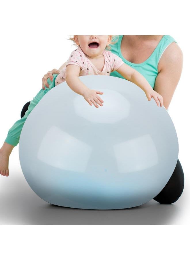Inflatable Bubble Tear resistance Ball Toy for Children Kids (Blue)