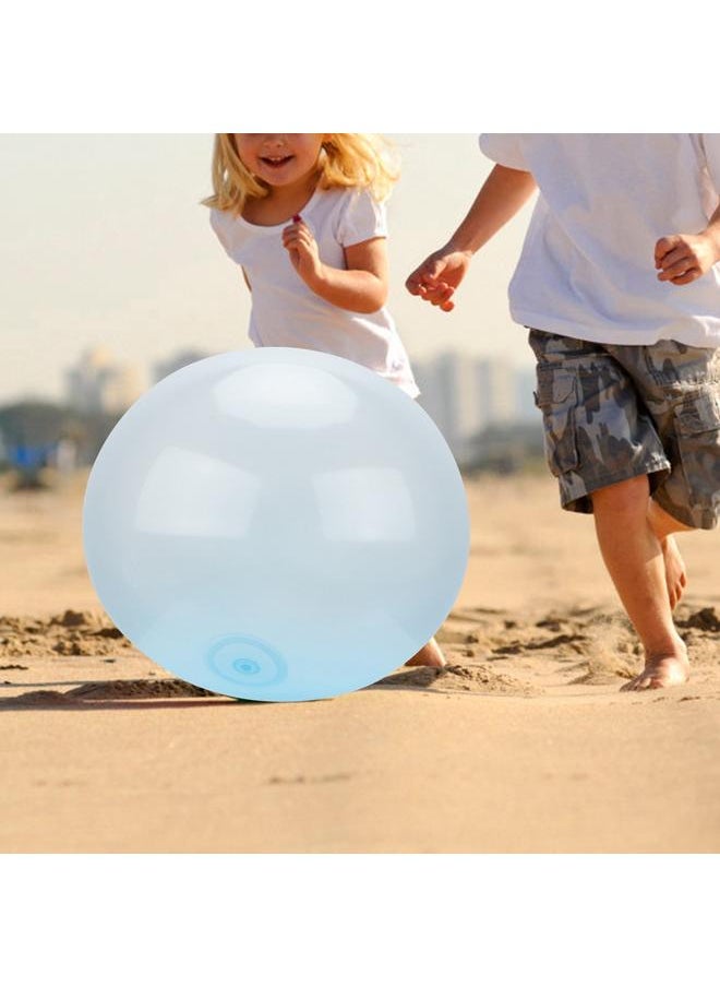 Inflatable Bubble Tear resistance Ball Toy for Children Kids (Blue)