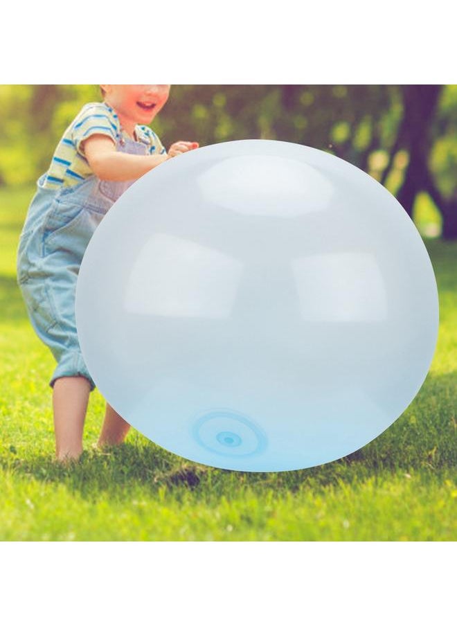 Inflatable Bubble Tear resistance Ball Toy for Children Kids (Blue)