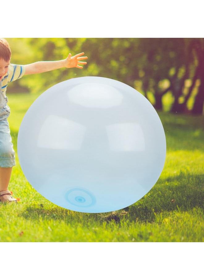 Inflatable Bubble Tear resistance Ball Toy for Children Kids (Blue)