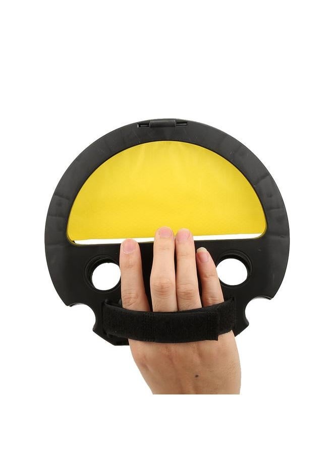 Children Catch and Throw Hand Ball Game Racket Outdoor Sports Toy For Family Kids (Black)