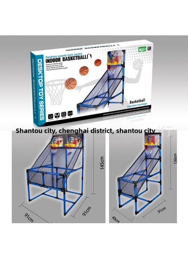 Kidsren's Outdoor Sports Basketball Stand Shooting Machine Football Goal Table Tennis Table Shooting And Kicking Toy-Color:SX216070