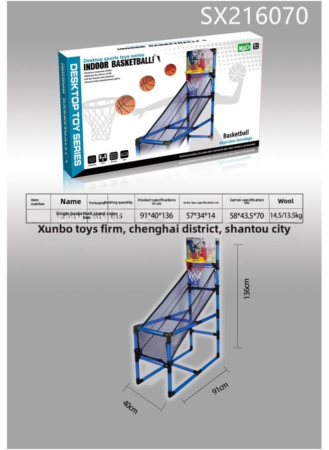 Kidsren's Outdoor Sports Basketball Stand Shooting Machine Football Goal Table Tennis Table Shooting And Kicking Toy-Color:SX216070