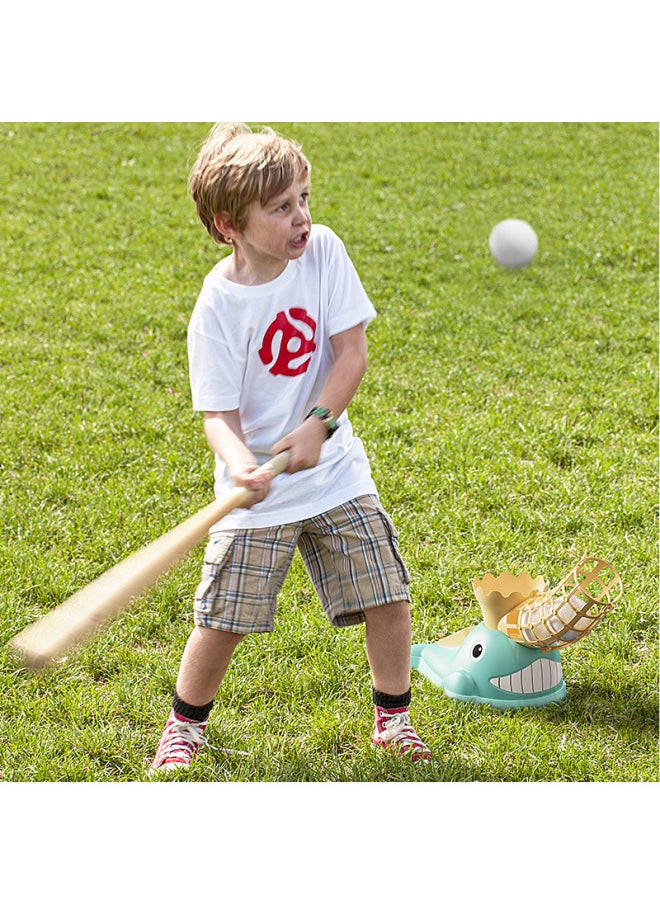 Shake The Sound Net Red With Parent-child Interactive Fun Cartoon Dolphin Ejection Foot Step Baseball Toy Set A Generation Of Hair-Color:Pink-color Box