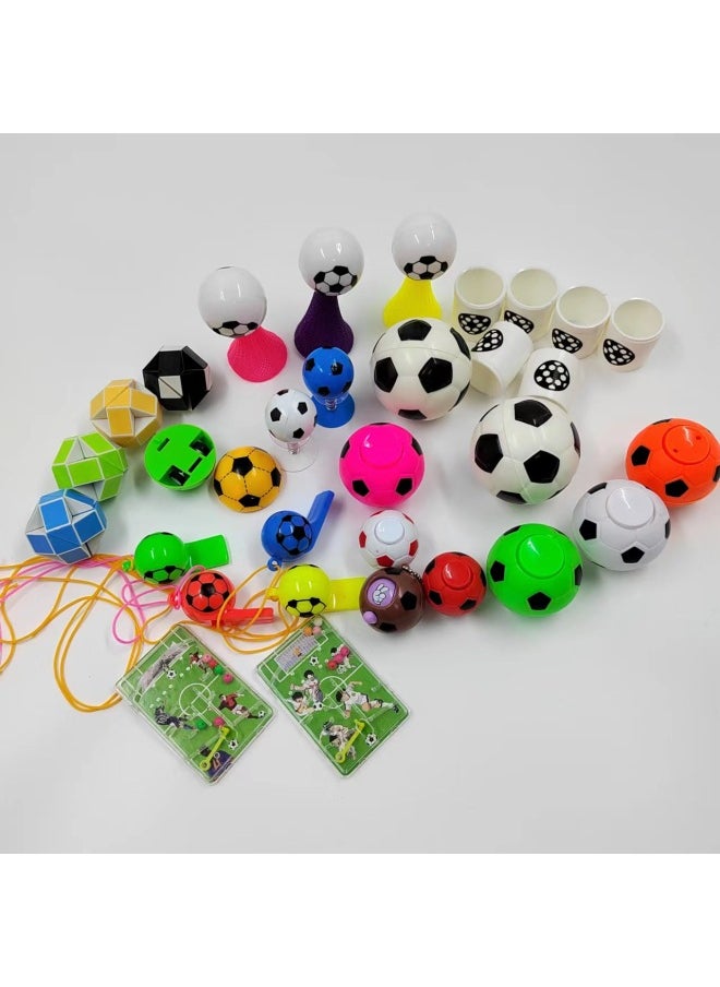 Football Toys Suit World Cup Children's 3-7 Squeeze Football Semicircle Football Toys Wholesale-Color:DIY
