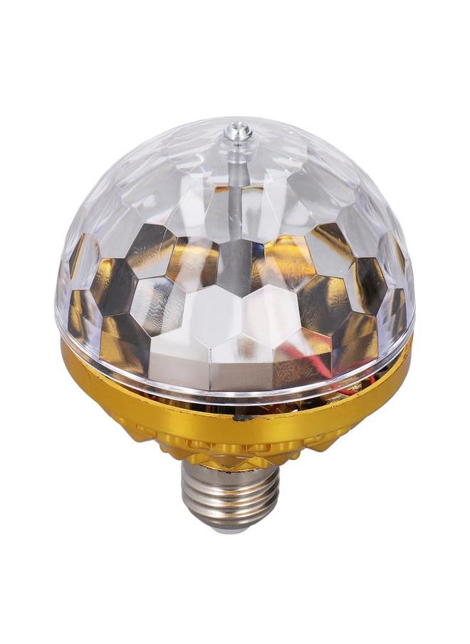 Colorful LED Rotating Ball Light 6W Metal Party Lights with Universal Socket for Karaoke Wedding Ceremony EU Plug 220V
