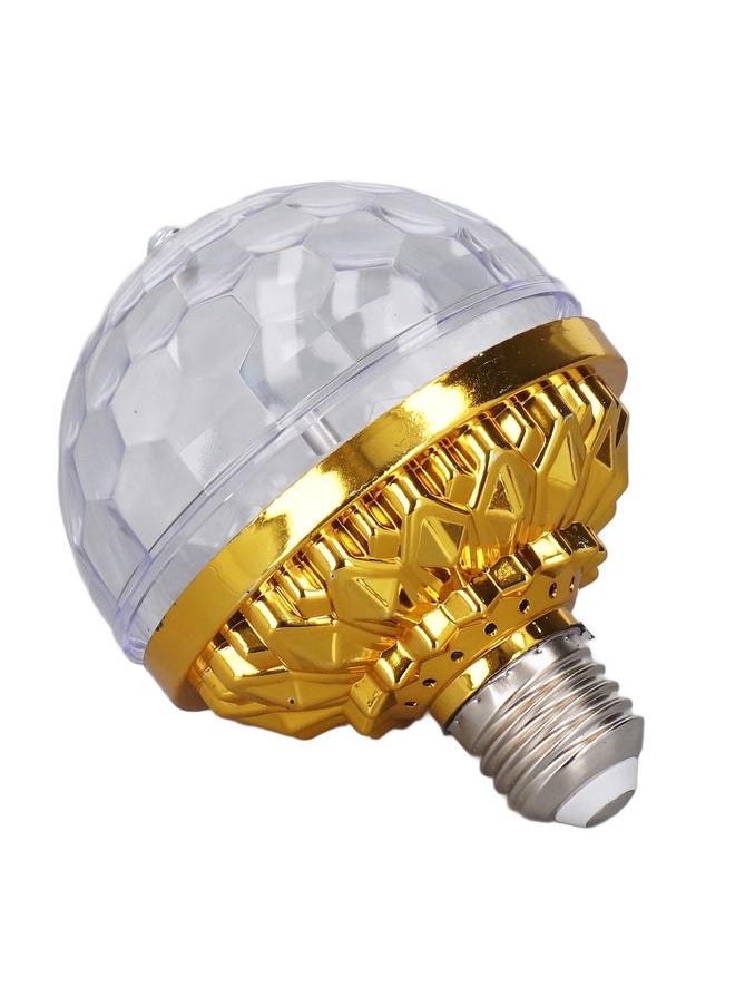 Colorful LED Rotating Ball Light 6W Metal Party Lights with Universal Socket for Karaoke Wedding Ceremony EU Plug 220V