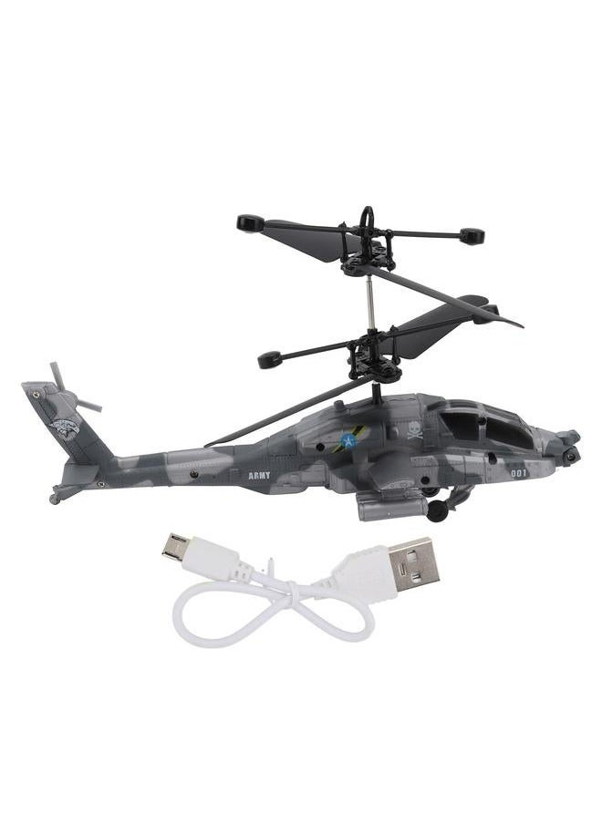 Induction Aircraft Toy Stable Moving Auto Power Off USB Rechargeable Flying for Over 8 Years Old Kids Camouflage Blue