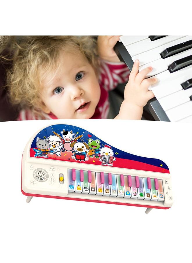 Cartoon Piano Toy Funny Animal Sound Multifunction Interactive Educational Kids Keyboard for Boys and Girls