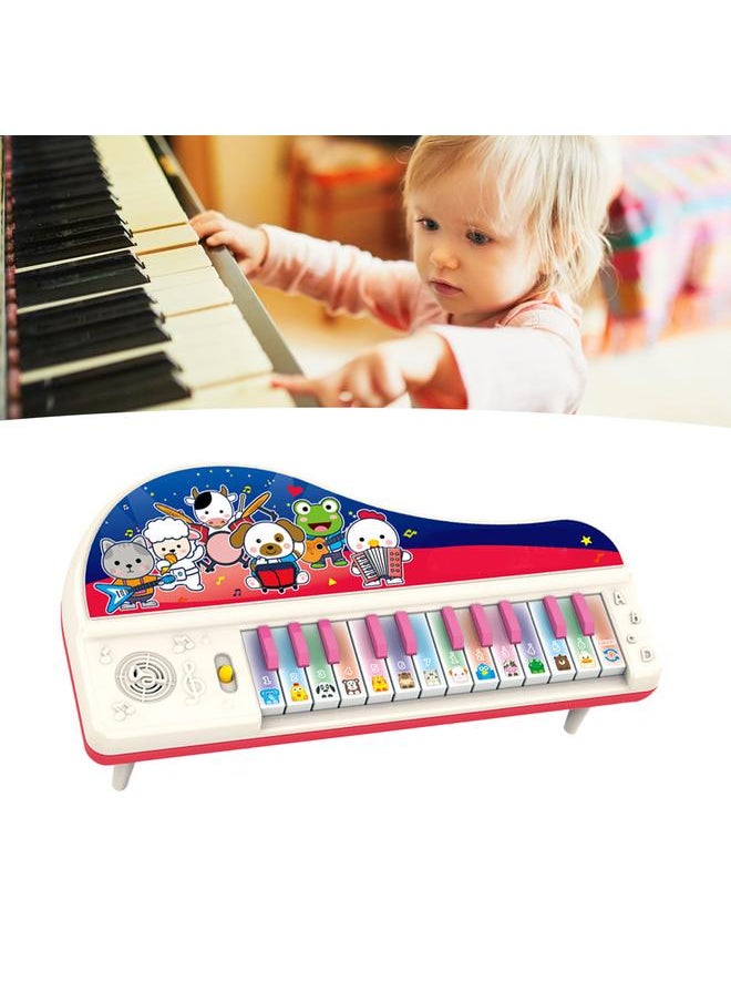Cartoon Piano Toy Funny Animal Sound Multifunction Interactive Educational Kids Keyboard for Boys and Girls