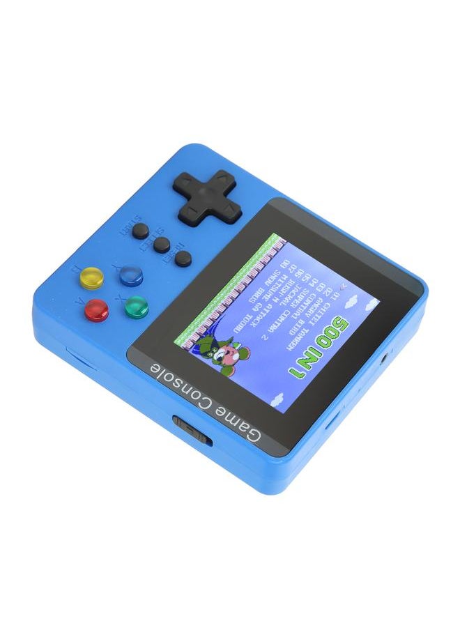Handheld Game Console 3.0 Inch Color Screen Mini Support TV Connection Blue Single Player