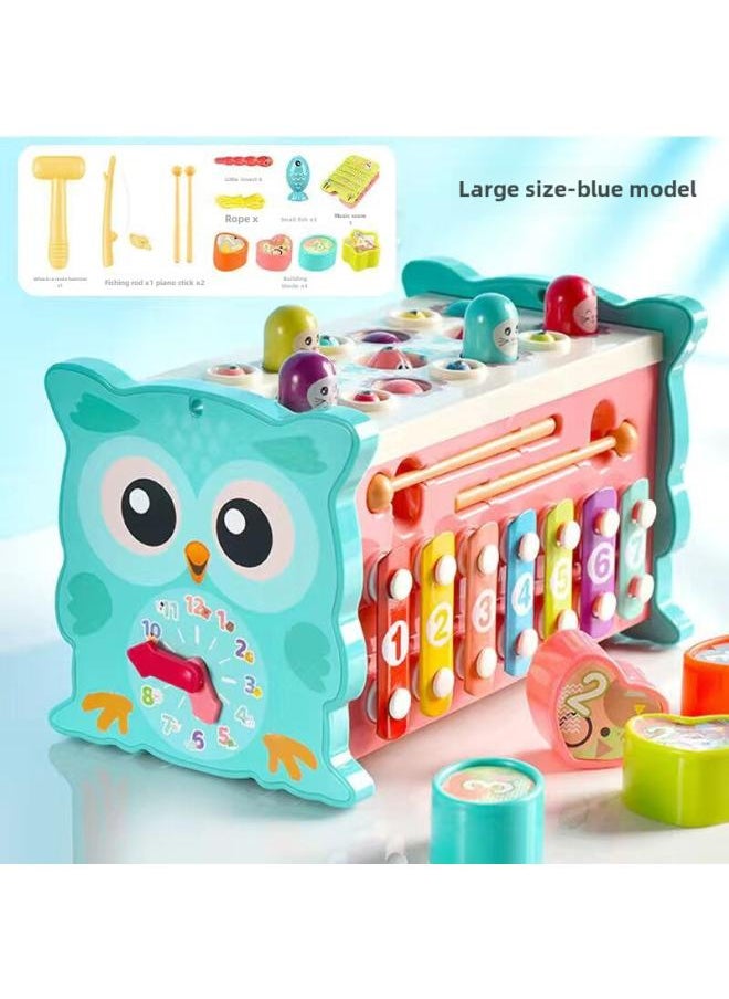 Children Playing Gopher Fishing Playing Piano Educational Toys Multi-functional Games Baby Interactive Toys Eight In One