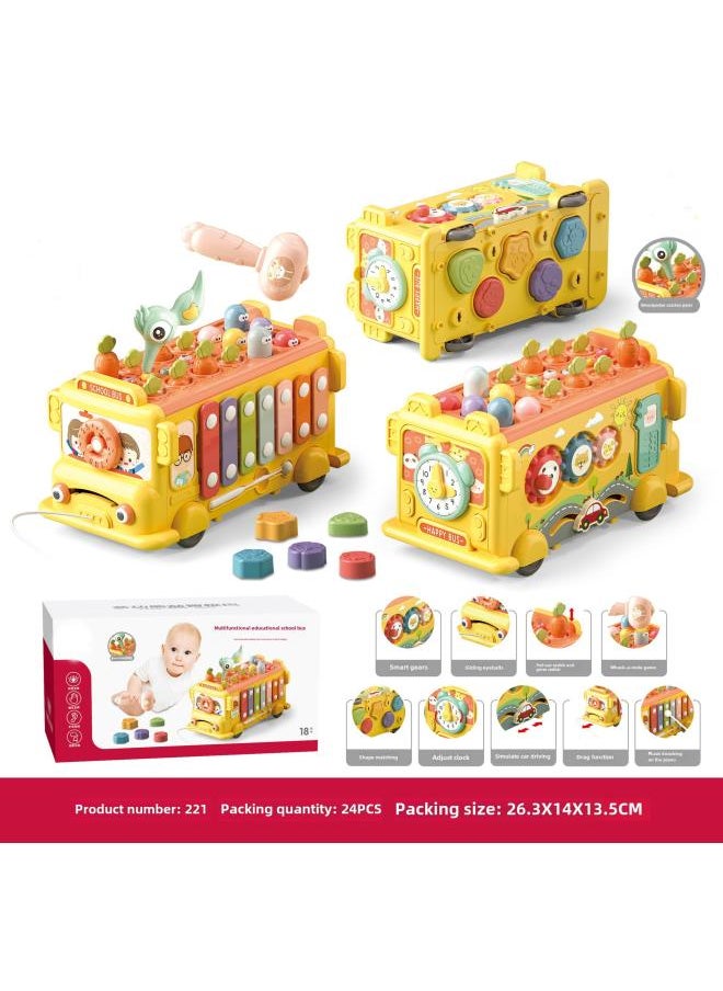 Children Playing Gopher Fishing Playing Piano Educational Toys Multi-functional Games Baby Interactive Toys Eight In One