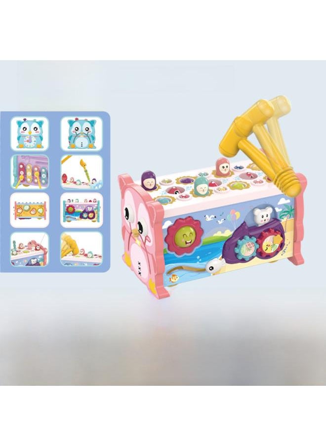 Children Playing Gopher Fishing Playing Piano Educational Toys Multi-functional Games Baby Interactive Toys Eight In One