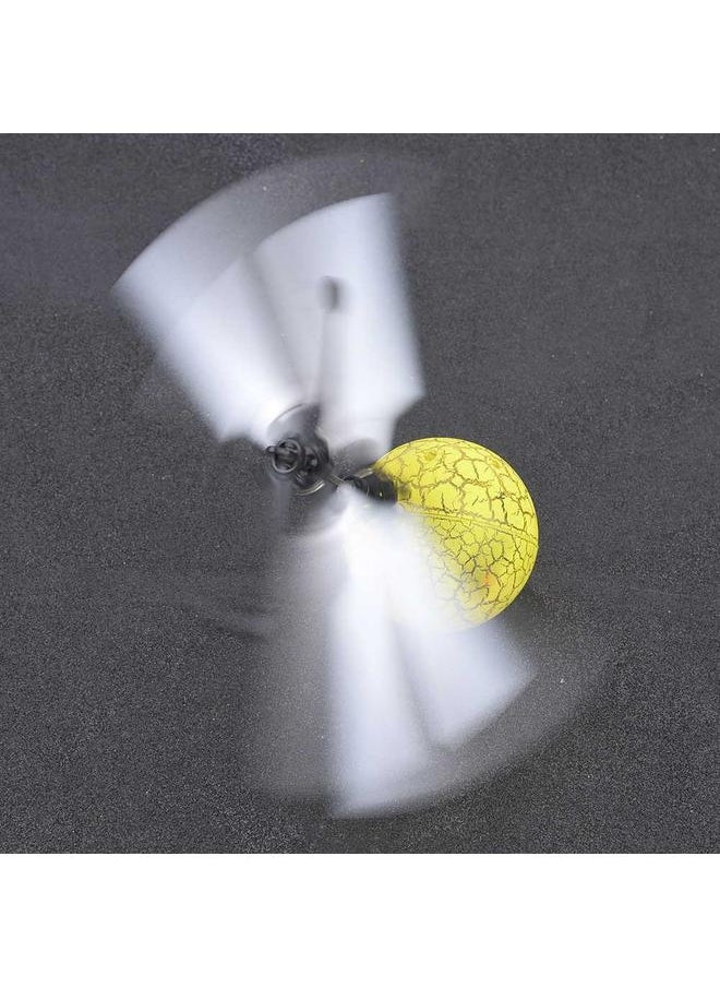Mini USB Charging Hand Induction Aircraft Flying Toy Ball Helicopter with Light(Yellow)