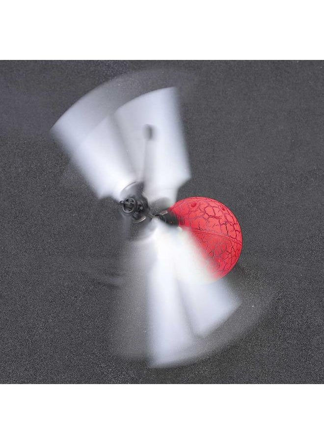 Mini USB Charging Hand Induction Aircraft Flying Toy Ball Helicopter with Light(Red)