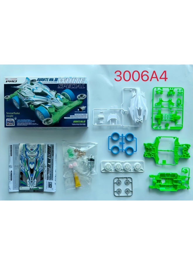 Toy Car Model Ferrari 250 Gto-Color:Daxing Snowflake Eagle Assembled 4WD