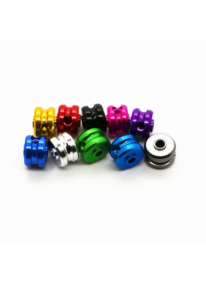 Homemade Four-wheel Drive Accessories, Widened Colorful Gasket, Titanium Pomelo Lock, Nail Lift-Color:Silver