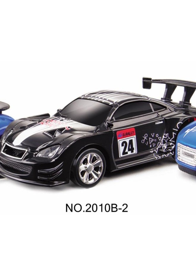 Quick Charge Pocket Mini Remote Control Car Cola Canned Drift Children Racing 1:58 Cans Electric Model Toy-Color:No. 2 Black Bar