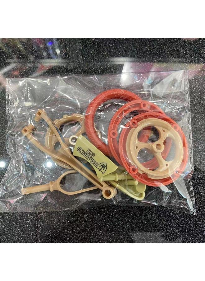 Internet Celebrity Assembled Bicycle Static Model Decoration Keychain Pendant Toy Bicycle Bicycle Small Gift Wholesale-Color:Assembled Bicycle Powder (not Assembled)