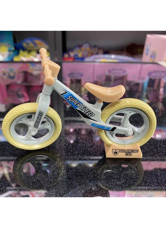 Internet Celebrity Assembled Bicycle Static Model Decoration Keychain Pendant Toy Bicycle Bicycle Small Gift Wholesale-Color:Assembled Bicycle Powder (not Assembled)