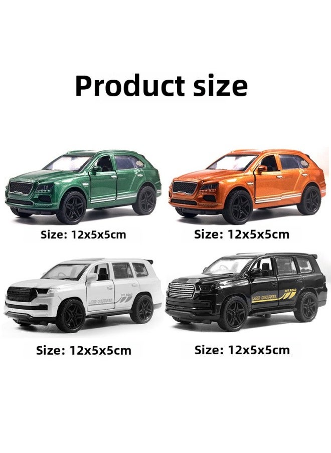 Bulk Alloy Off-road Car Model Open Door Children's Toy Car Boy Cake Ornaments Decoration Generation-Color: 2 Open The Door And Run For Small G Pink