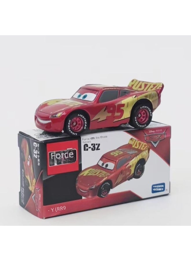 Authentic Tomy Car Model Toys Cars Alloy Racing Car Models Small Collectible Gifts For Boys Toys Racing 155 Scale-Color:Racing Story-C-24-Lightning McQueen