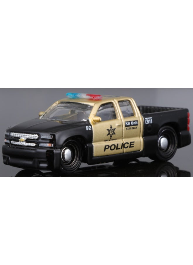 Bimei High 1:64 Simulation Alloy Car Model Energy Car Sports Car Boy Desktop Collection Gift Ornaments-Color:1:64 Silverado Ss Model Car 16905