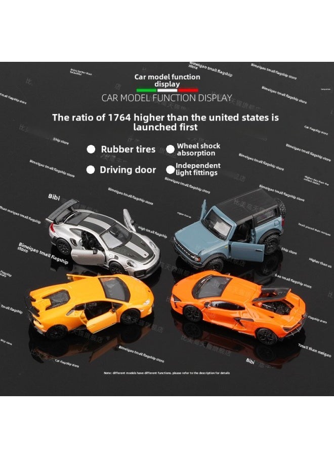 Bimei High 1:64 Simulation Alloy Car Model Energy Car Sports Car Boy Desktop Collection Gift Ornaments-Color:1:64 Silverado Ss Model Car 16905