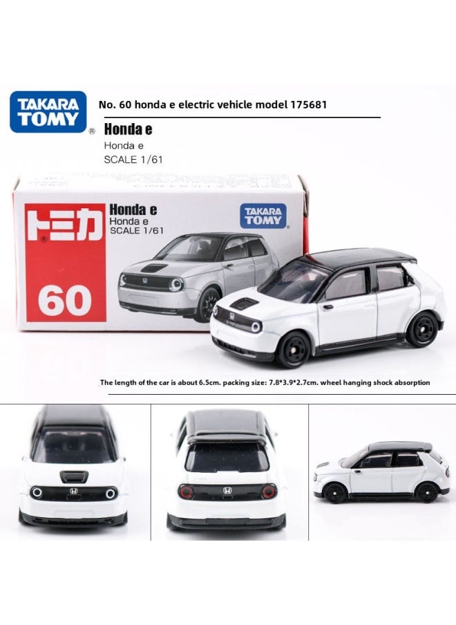 TOMY Domeca Alloy Car Model Toy Boy Mercedes-Benz BMW Rambo GTR Sports Car Racing-Color:No. 60 Honda E Electric Vehicle Model175681