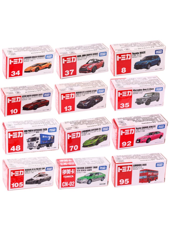 TOMY Domeca Alloy Car Model Toy Boy Mercedes-Benz BMW Rambo GTR Sports Car Racing-Color:No. 60 Honda E Electric Vehicle Model175681