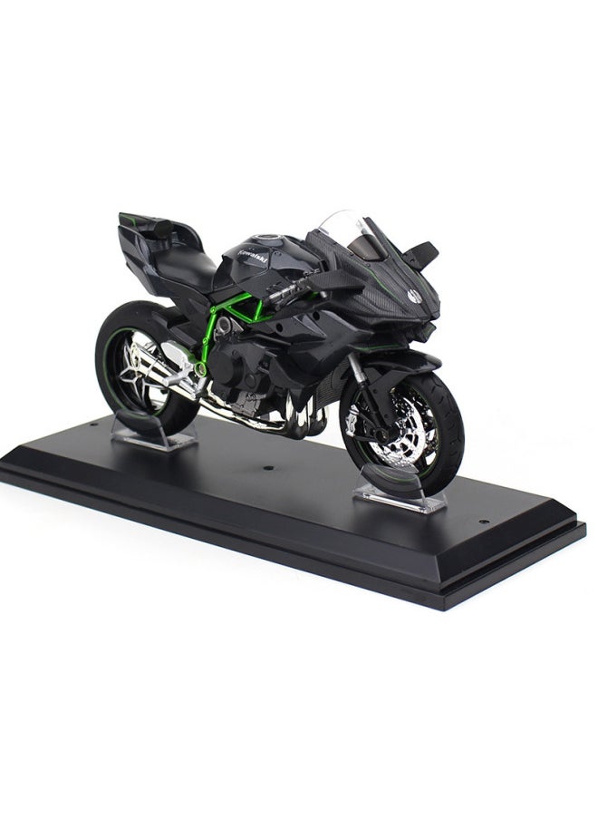 Huayi Motorcycle Model Simulation Alloy Locomotive Model Decoration Boys Valentine's Day Birthday Gift-Color:250SR Motorcycle Black Style