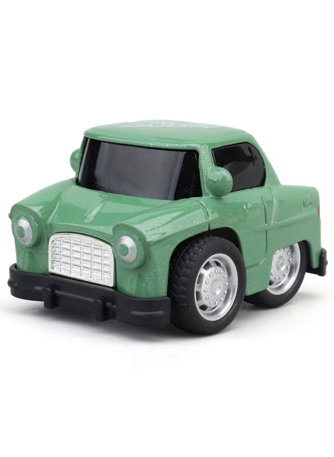 Children's Toy Q Version Cute Cartoon Palm Pocket Alloy Car Toy Pull Back Metal Car Model-Color:Bagged 8-type Coated Duck A Alloy Team (the Price Is One)