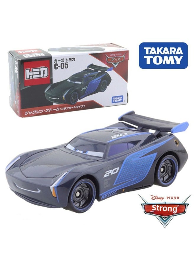 TOMY Multi-Mecca Racing CARS CARS 3 Lightning McQueen Jackson Cool Sister Alloy Car Toy-Color:C- 25 Cool Sister Ramirez (Ice Racing)227991