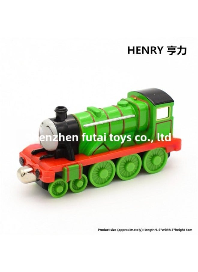 Thomas Small Locomotive Alloy Magnetic Connection Toby Gordon Henry James Toy-Color:Henry.