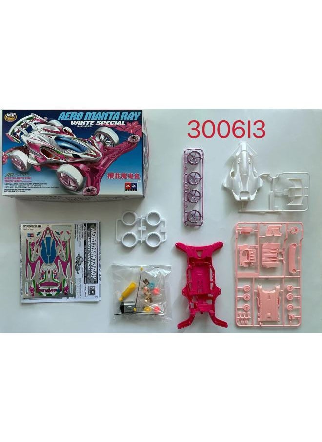 Four-wheel Drive Car Series Fm-a Desert War Tank Giant Rapid Cobra Assembly Model Electric Motor Racing Car-Color:AR Cherry Blossom Devil Fish