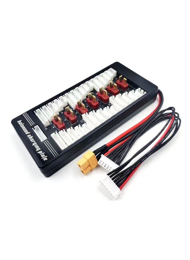 B6 Lithium Battery Balance Charger Conversion XT60 T Plug And Charge Plate Parallel Conversion Expansion Plate Sub-charge Multi-charge Plate-Color:TPlug And Charge Plate XT60 Input