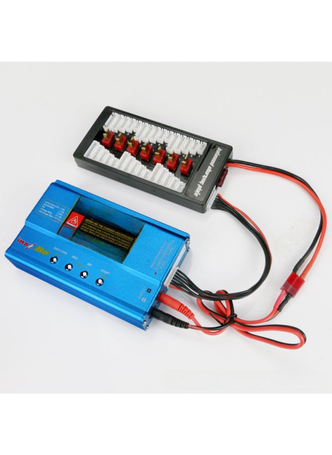 B6 Lithium Battery Balance Charger Conversion XT60 T Plug And Charge Plate Parallel Conversion Expansion Plate Sub-charge Multi-charge Plate-Color:TPlug And Charge Plate XT60 Input