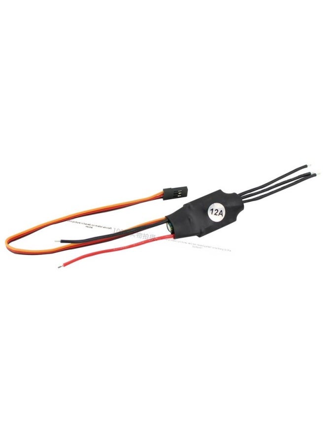 Model Aircraft Two-way Esc 12a20a30a40a50a60a80a Remote Control Boat Wind Boat Underwater Thruster-Color:StAndArd BidirectionAl 12A0