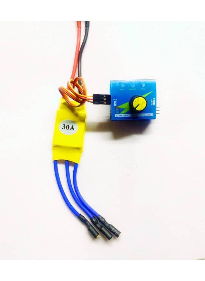 Model ETC 30A Brushless ETC Simple Tester DIY Package Suitable For A2212 Small KV Motor-Color:Single Electric Regulator + Tester