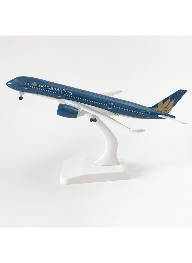 20cm Vietnam A350 Solid Alloy Aircraft Model With Landing Gear Model Aircraft Static Ornaments Gift Collection-Color:20cm Vietnam A350