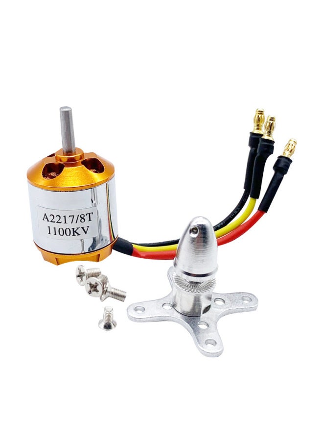 Model 2217 Brushless Motor KV920 1250 1400 1750 2300 High Power Motor High Temperature Resistance-Color:2217/2300KV