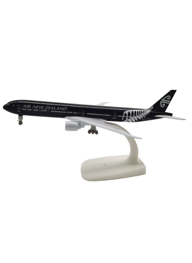 20cm Zealand 777 Simulation Aircraft Model Alloy With Landing Gear Wheel Ornaments Airplane Model Toy Gift-Color:20cm Zealand 777