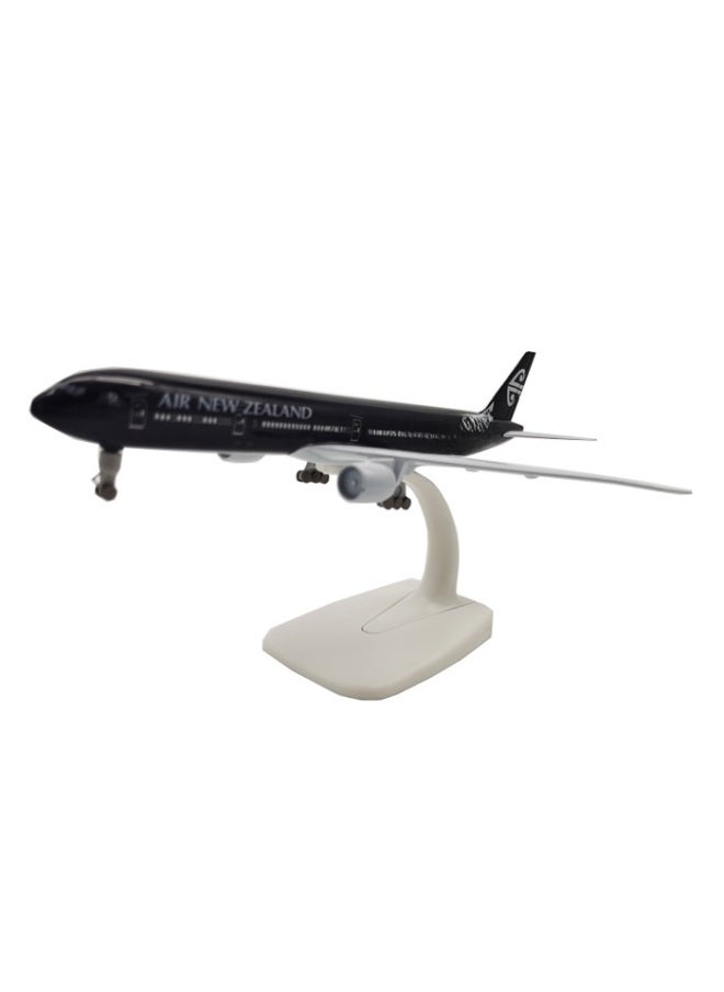 20cm Zealand 777 Simulation Aircraft Model Alloy With Landing Gear Wheel Ornaments Airplane Model Toy Gift-Color:20cm Zealand 777