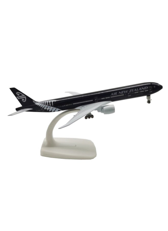 20cm Zealand 777 Simulation Aircraft Model Alloy With Landing Gear Wheel Ornaments Airplane Model Toy Gift-Color:20cm Zealand 777