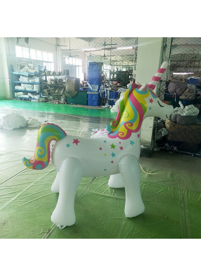 PVC Inflatable Animal Mount Puppy Elephant Dinosaur Unicorn Floating Row Floating Toy Children Swimming Ring-Color:Customization-Specifications:Customization